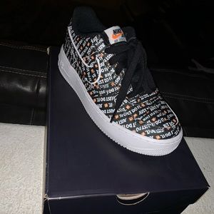 Just do it Air Force Ones 🧡
